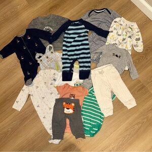 0-6 Months Baby Boy Clothing Bundle